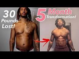 insane 5 month body transformation