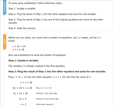 Equations Using Substitution Word Problems