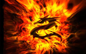 Flame + dandelion= cool fire. Cool Hd Fire Dragon Backgrounds Wallpaper Cave