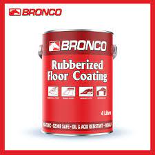 bronco rubberized floor coating 4l