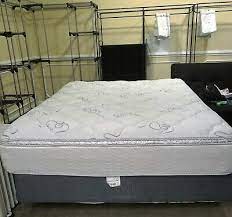 fairly used queen size bed with box