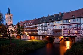 Erfurt is the capital of the free state of thuringia, germany. Merchants Bridge Erfurt Bridge Outdooractive Com