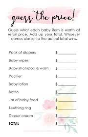 printable baby shower game guess the