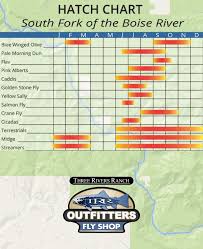 S F Boise River Hatch Chart Trr Outfitters