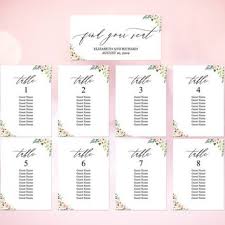 Best Wedding Seating Chart Template Products On Wanelo