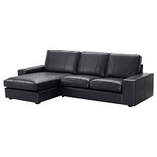 Kivik Sofa With Chaise Bomstad Black