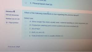 Solved O E Physical Layout Chart B Question 6 Not Yet