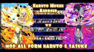 It's a uber update of the ga. Bleach Vs Naruto 3 3 Mod Naruto Sasuke All Form Mugen Android Downl Naruto Mugen Anime Fighting Games Naruto