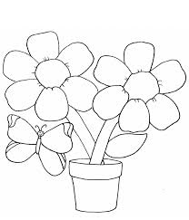 Dogs love to chew on bones, run and fetch balls, and find more time to play! Simple Flower Coloring Pages Coloring Home