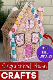 Easy Gingerbread House Crafts For Kids