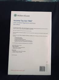 assented to 6 november 1967. Income Tax Act 1967 6th Edition Textbooks On Carousell