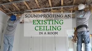 soundproofing an existing ceiling in a
