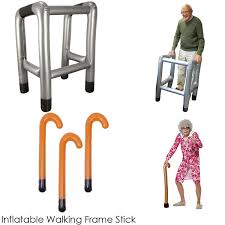 inflatable up zimmer frame and or