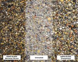 to enhance and seal exposed aggregate