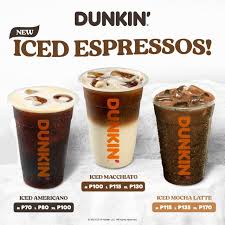 new dunkin iced coffee americano