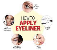how to apply eyeliner simple ways