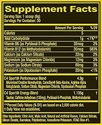 C4 Sport Pre Workout Powder Blue Raspberry Nsf Certified For Sport Sugar Free Pre Workout Energy Supplement For Men Women 135mg Caffeine