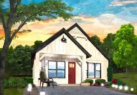 Farmhouse Adu Cottage House Plan
