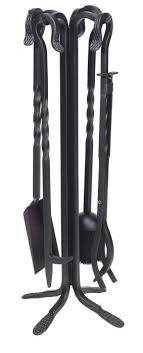 Wrought Iron Fireplace Tool Set