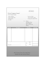 Invoices Templates For Free And Word Invoice Template Mac