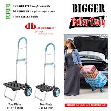 dbest trolley dolly bigger rolling