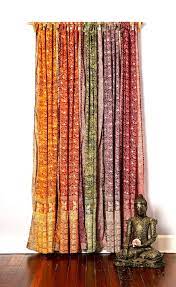 New Collection Sari Curtains Boho Earth