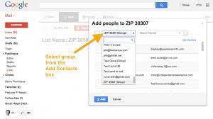 create a segmented gmail mailing list