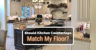 kitchen countertops match my floor