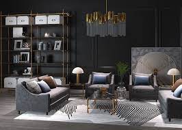 Modern Luxury Living Room Set 3d Model