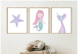 Wall Art Mermaid Print