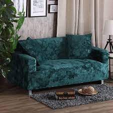 velvet sofa bed cover 4 seater sofa