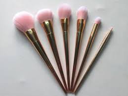 beauty rose gold cosmetic brush set review