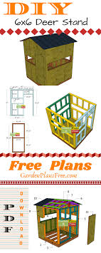 Building a simple blind doesn't require a lot of tools or equipment especially if you are less skilled in the area. 6x6 Deer Blind Plans In 2021 Deer Blind Plans Deer Blind Diy Plans