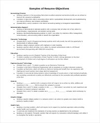 General Resume Objective Sample 9 Examples In Pdf