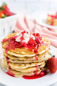 strawberry pancakes julie s eats