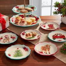 From delectable queso cheese fondue to easy charcuterie best pioneer woman christmas appetizers from 1000 images about pioneer woman recipes on pinterest. The Pioneer Woman Holiday Novelty 6 5 Inch Appetizer Plates Set Of 6 Walmart Com Walmart Com