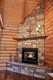 Corner Fireplace Cabin Fireplace