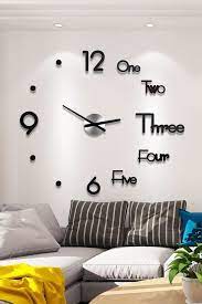 Modern Acrylic Large Wall Clock