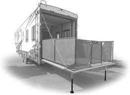 toy hauler rv patio cer trailer