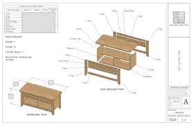 Lift Top Coffee Table Plans