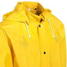 Tingley Rain Gear Mens S61317 Yellow Waterproof Overall Jacket Hood 3 Piece Suit