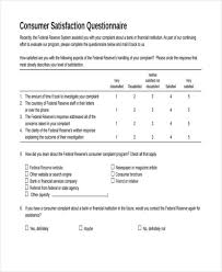 Free 7 Examples Of Questionnaire For Customer Satisfaction