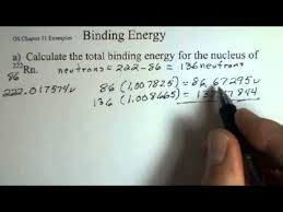 Nucleus And Binding Energy Per Nucleon