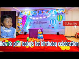 In Tamil 1st Birthday Preparation Idea
