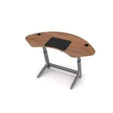 Pivoting seat leg inspires dynamic movement to keep users active throughout the workday. Focal Upright Furniture Standing Desk Nation