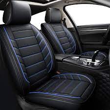 Search from over 10 million auto parts. Amazon Com Faux Leather Car Seat Covers Fit Sedan Suv Fit Rx350 Elantra Sonata Tucson Outlander Tl Tsx Gmc Terrain Qx4 Full Set Black And Blue Automotive