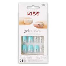 kiss gel fantasy false nails rush
