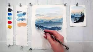 Megan Art - Cách vẽ tranh phong cảnh bằng màu nước cơ bản... | By Megan Art  | Cách vẽ tranh phong cảnh bằng màu nước cơ bản nhất. Hai ngày nữa