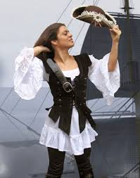 Piratenmieder Lederweste Schwarz Lederweste Piraten Kostum Damen Kostume Damen