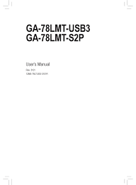 Compatible components (from 476 pcs). Gigabyte Ga 78lmt S2p User Manual Pdf Download Manualslib